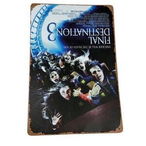 Final Destination 3 Movie Poster Metal‎ Sign